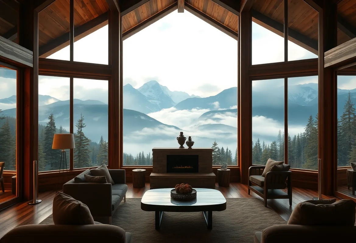 15 Cozy Cabin Getaways You Can Book Under $150/Night with smoky vistas